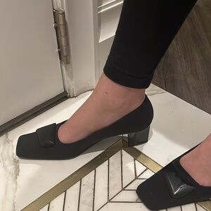 Prada black heels